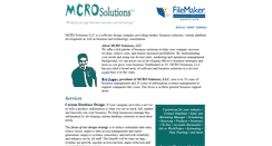 Desktop Screenshot of mcro.com